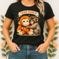 Cute Baby Team Monkey Punch Panchi Kun Japan Women's T-Shirt thumb 2
