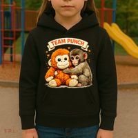 Cute Baby Team Monkey Punch Panchi Kun Japan Kids Hoodie thumb 3