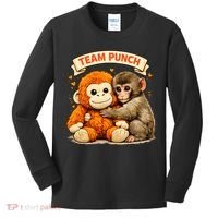 Cute Baby Team Monkey Punch Panchi Kun Japan Kids Long Sleeve Shirt thumb 0