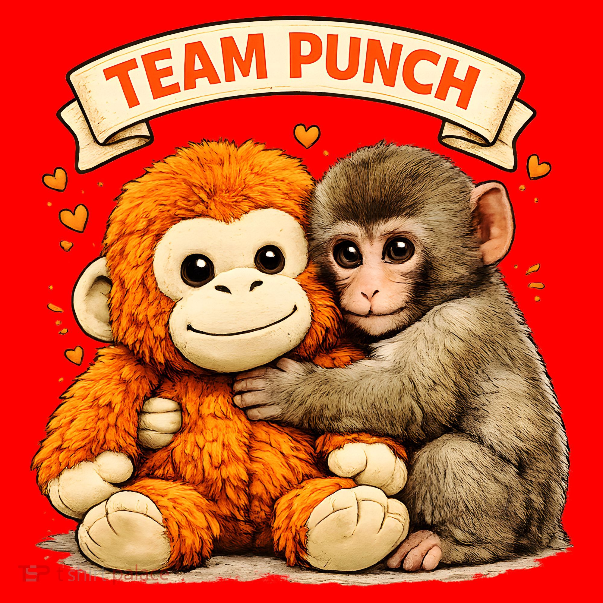 Cute Baby Team Monkey Punch Panchi Kun Japan Santa Hat
