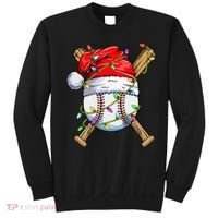Christmas Baseball Team Santa Sports Xmas  Sweatshirt thumb 0