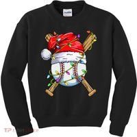 Christmas Baseball Team Santa Sports Xmas  Kids Sweatshirt thumb 0