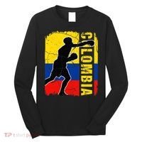 Colombian Boxing Team Colombia Flag Boxing Gloves Long Sleeve Shirt thumb 0