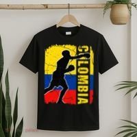 Colombian Boxing Team Colombia Flag Boxing Gloves T-Shirt thumb 2