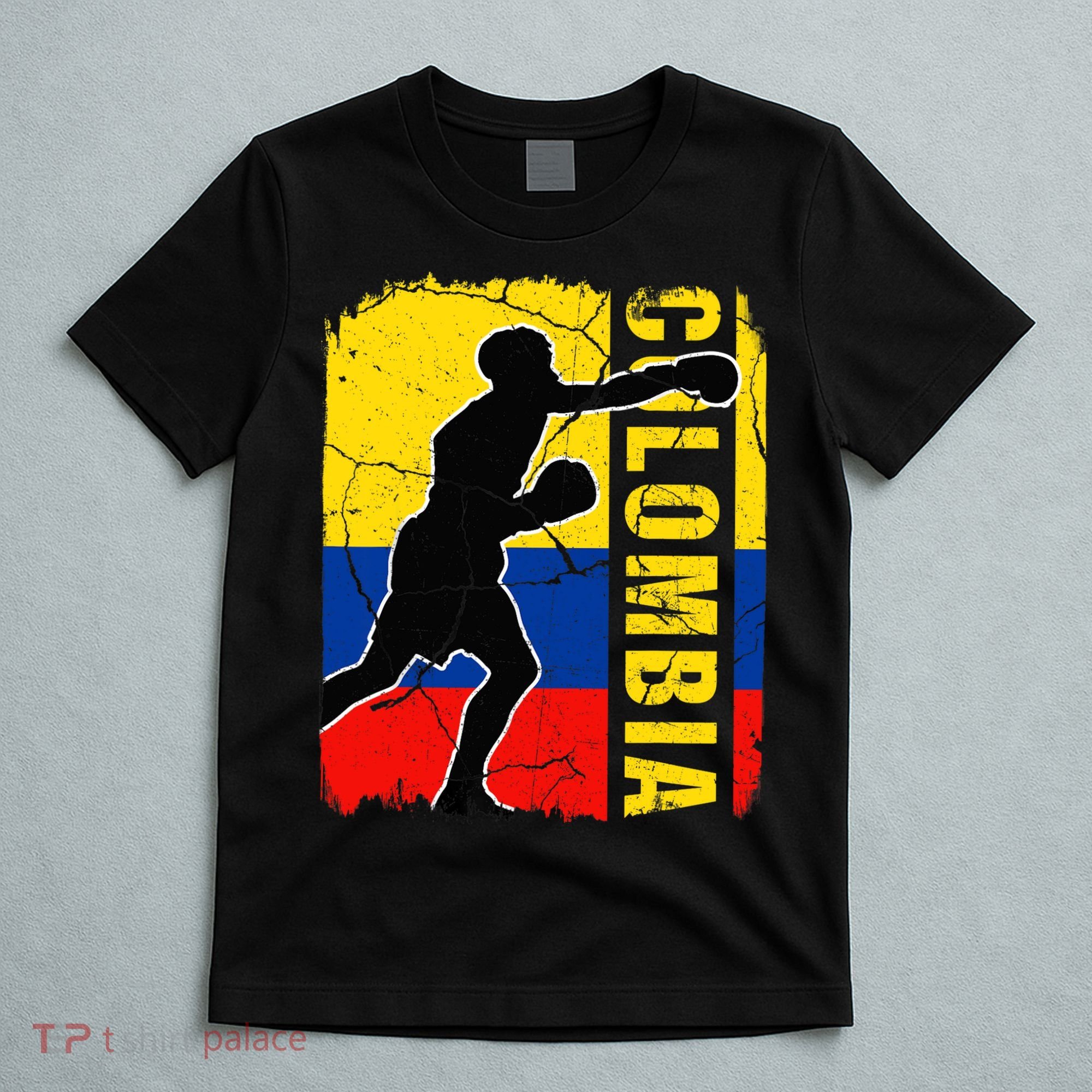 Colombian Boxing Team Colombia Flag Boxing Gloves T-Shirt