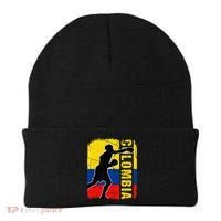 Colombian Boxing Team Colombia Flag Boxing Gloves Beanie thumb 0