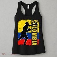 Colombian Boxing Team Colombia Flag Boxing Gloves Women's Tank Top thumb 3