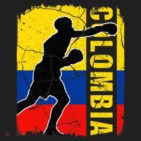 Colombian Boxing Team Colombia Flag Boxing Gloves Hat thumb 2