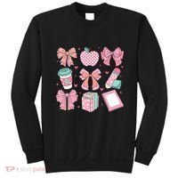 Coquette Bow Teacher Cute Teacher Life Sweatshirt thumb 0