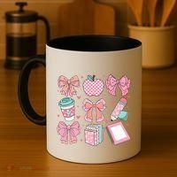 Coquette Bow Teacher Cute Teacher Life Coffee Mug thumb 4