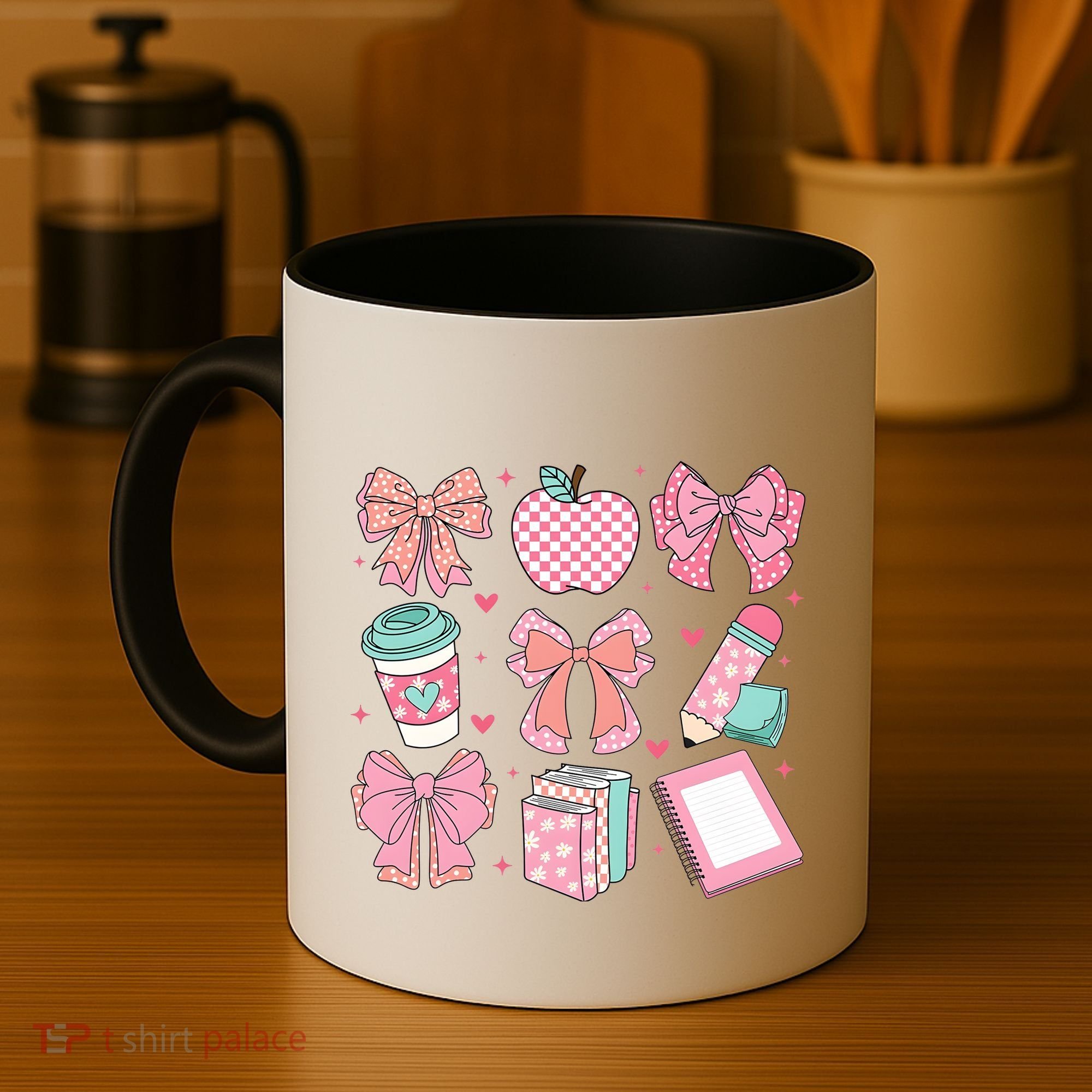 Coquette Bow Teacher Cute Teacher Life Coffee Mug