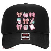 Coquette Bow Teacher Cute Teacher Life Hat thumb 0