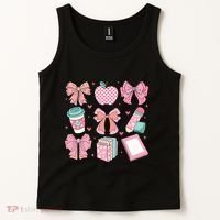 Coquette Bow Teacher Cute Teacher Life Tank Top thumb 2