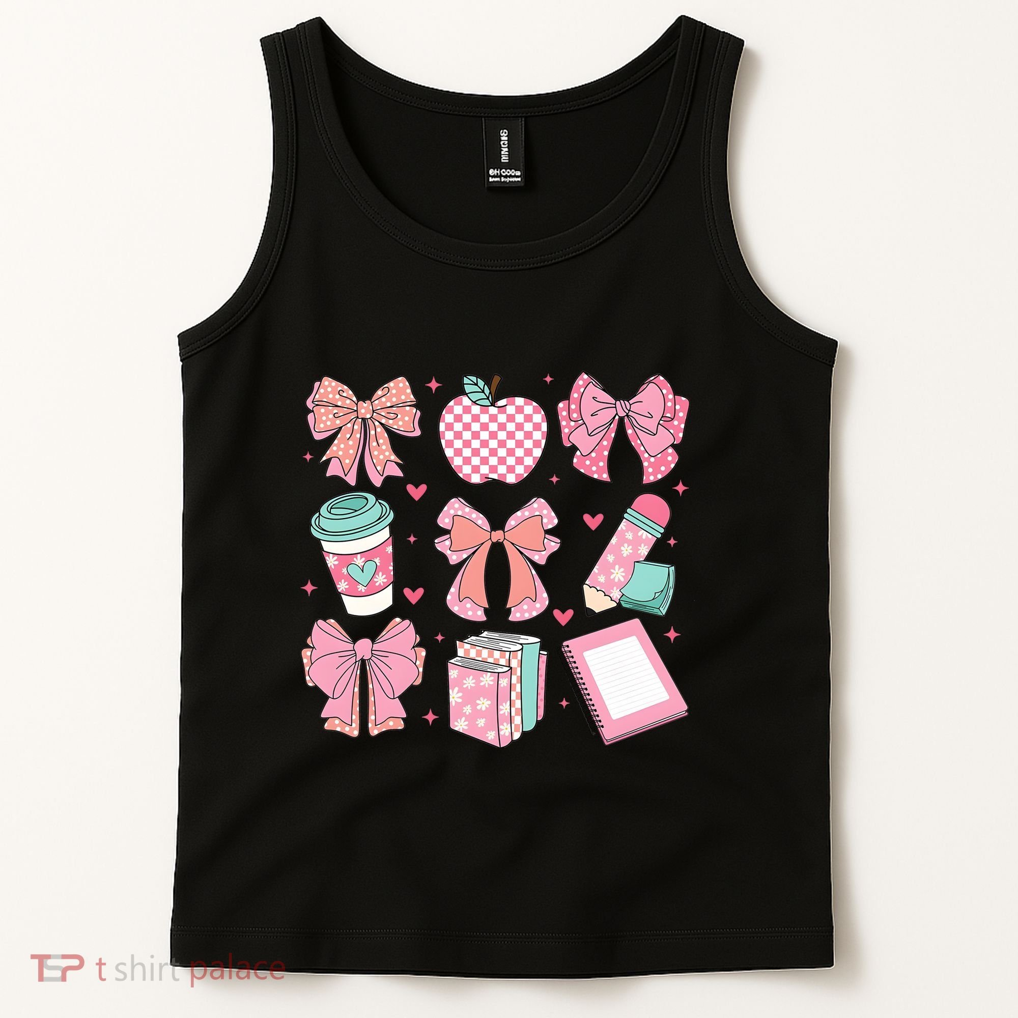 Coquette Bow Teacher Cute Teacher Life Tank Top