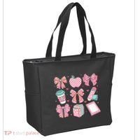 Coquette Bow Teacher Cute Teacher Life Tote Bag thumb 2