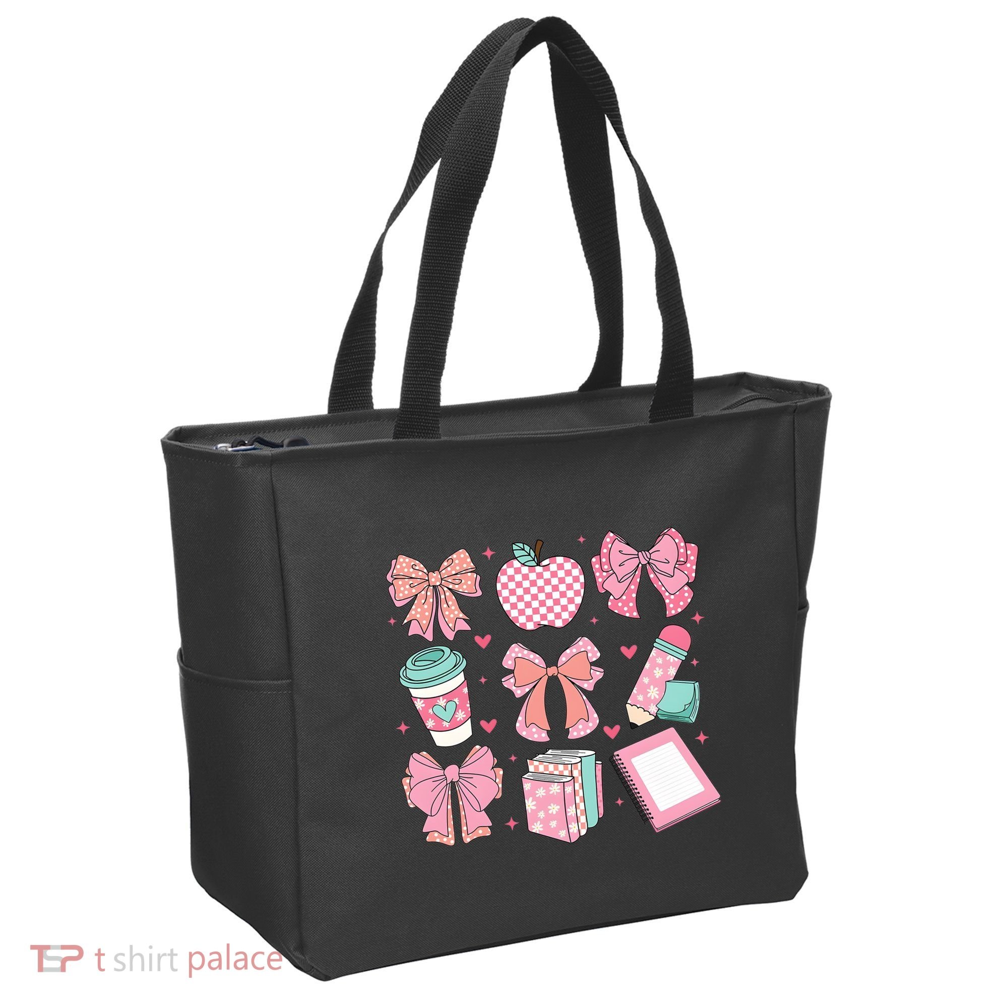 Coquette Bow Teacher Cute Teacher Life Tote Bag