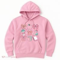 Coquette Bow Teacher Cute Teacher Life Hoodie thumb 0