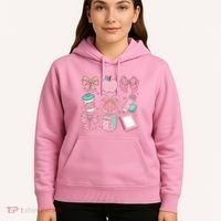 Coquette Bow Teacher Cute Teacher Life Hoodie thumb 5
