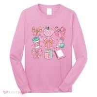 Coquette Bow Teacher Cute Teacher Life Long Sleeve Shirt thumb 0