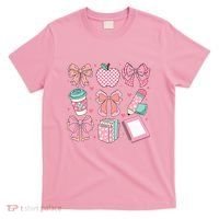 Coquette Bow Teacher Cute Teacher Life T-Shirt thumb 0
