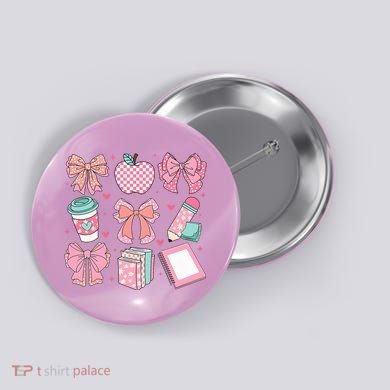 Coquette Bow Teacher Cute Teacher Life Button