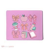 Coquette Bow Teacher Cute Teacher Life Mousepad thumb 0