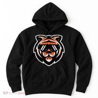 Cool Bengal Tiger With Sunglasses Hoodie thumb 0