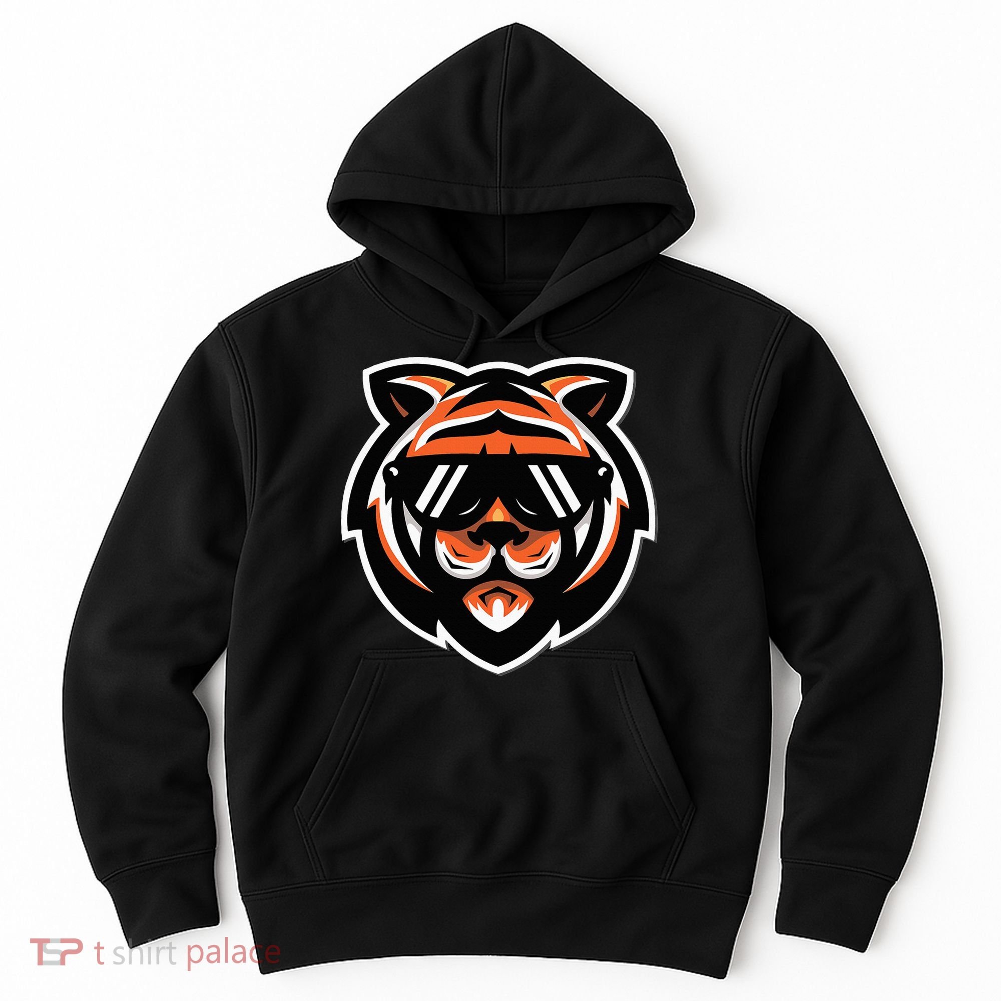 Cool Bengal Tiger With Sunglasses Hoodie