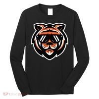 Cool Bengal Tiger With Sunglasses Long Sleeve Shirt thumb 0