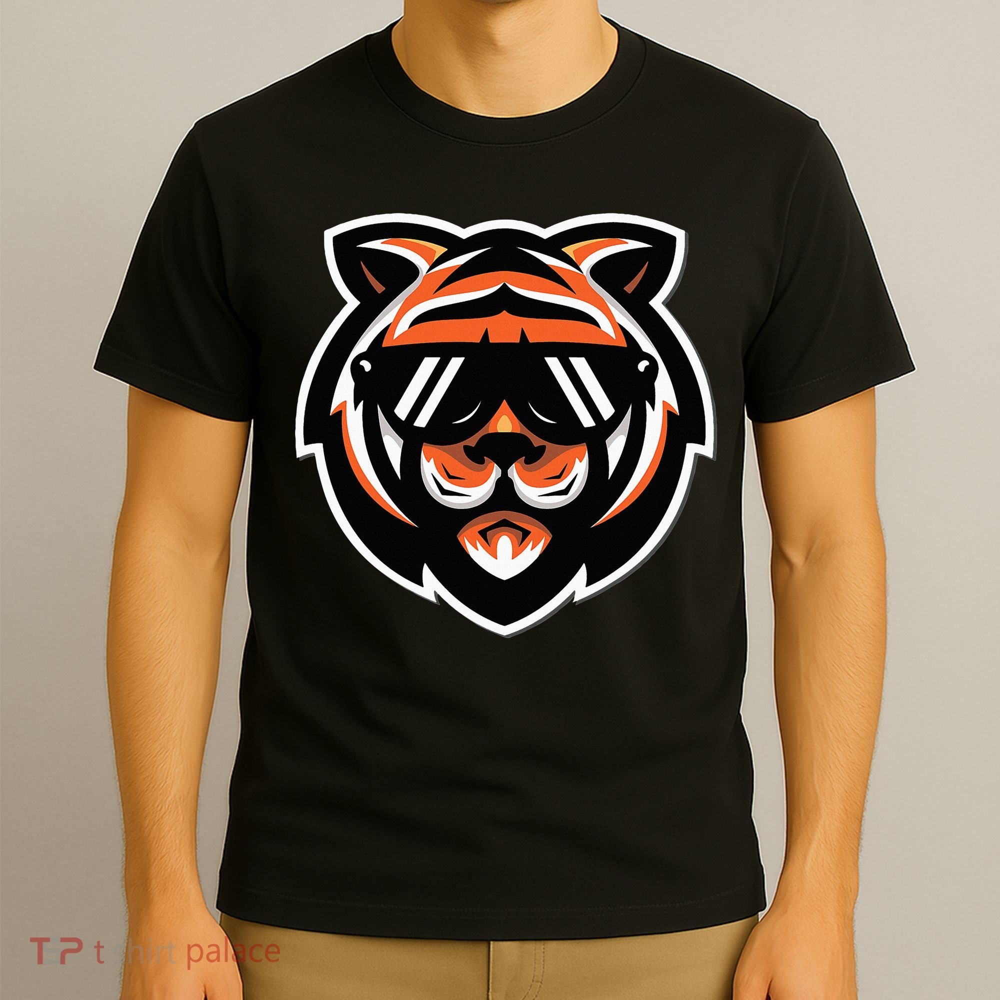 Cool Bengal Tiger With Sunglasses T-Shirt