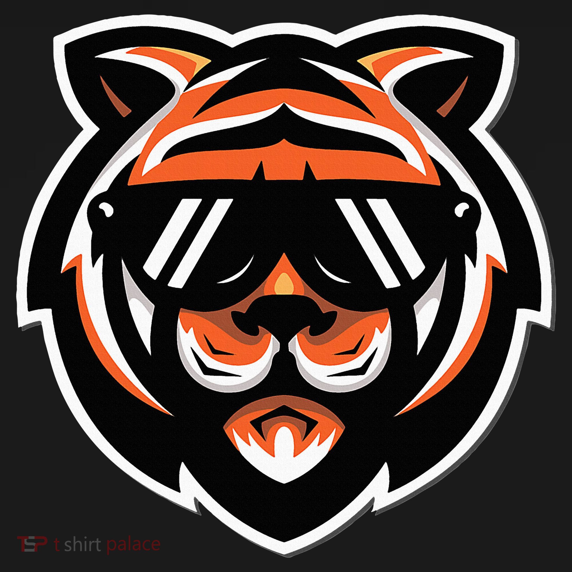 Cool Bengal Tiger With Sunglasses Polo