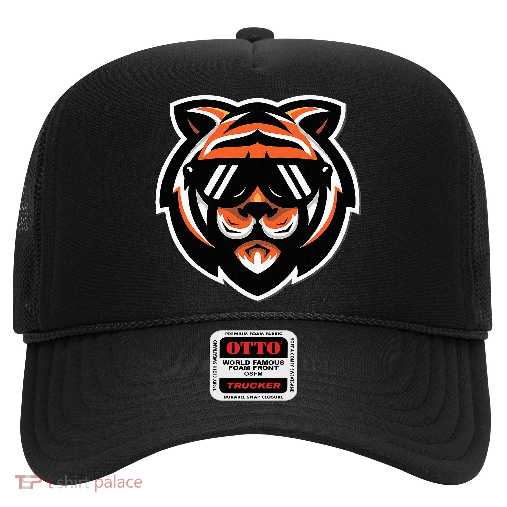 Cool Bengal Tiger With Sunglasses Hat