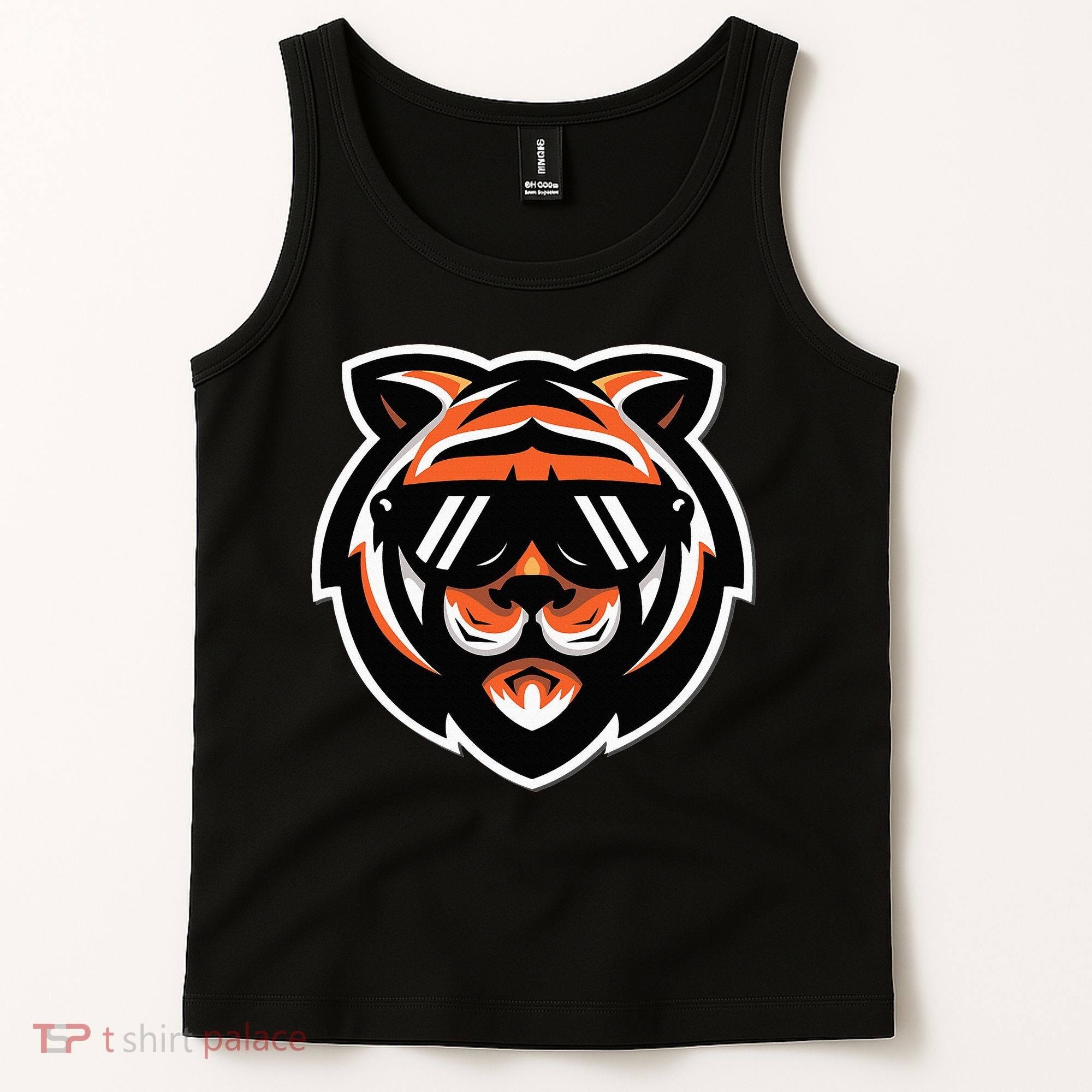 Cool Bengal Tiger With Sunglasses Tank Top