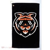 Cool Bengal Tiger With Sunglasses Golf Towel thumb 0