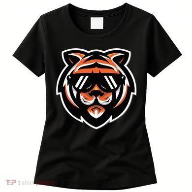 Cool Bengal Tiger With Sunglasses Women's T-Shirt