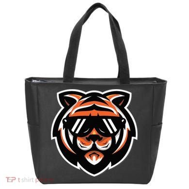 Cool Bengal Tiger With Sunglasses Tote Bag