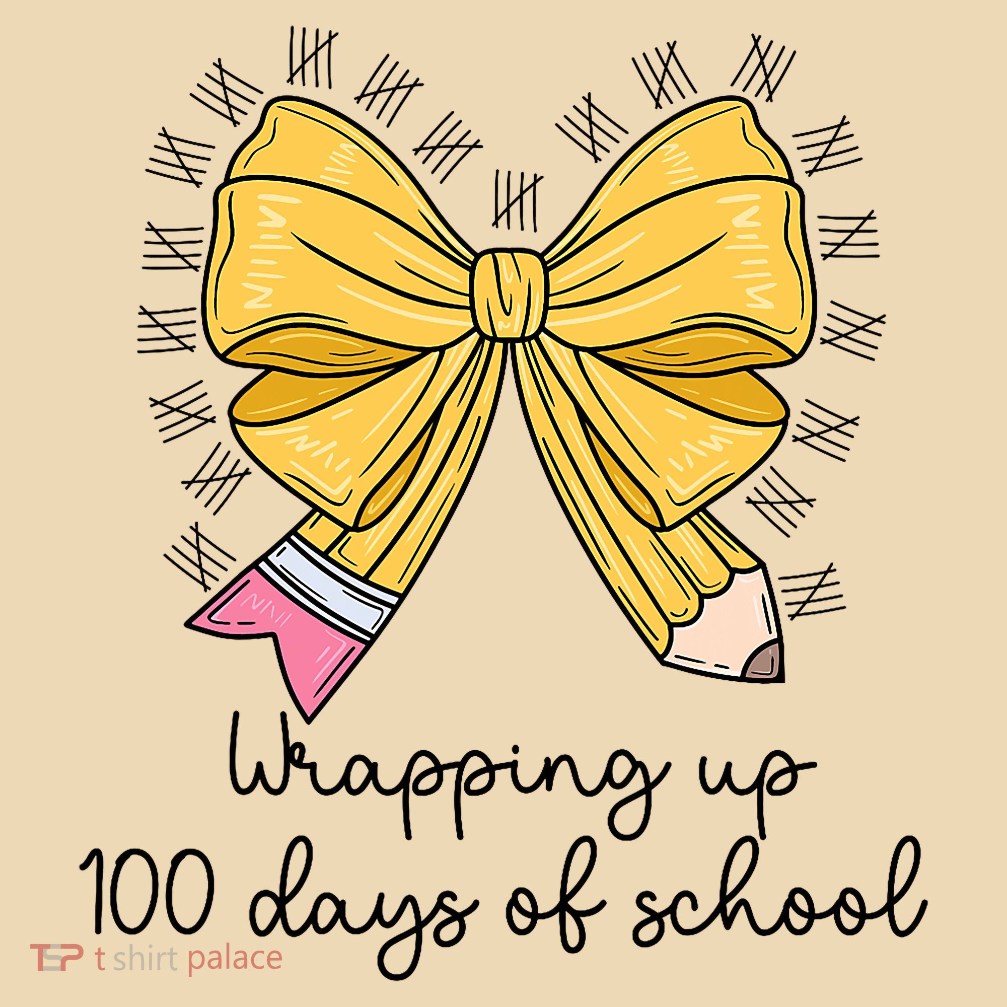 Coquette Bow Teacher 100th Day Of School Teacher Tote Bag