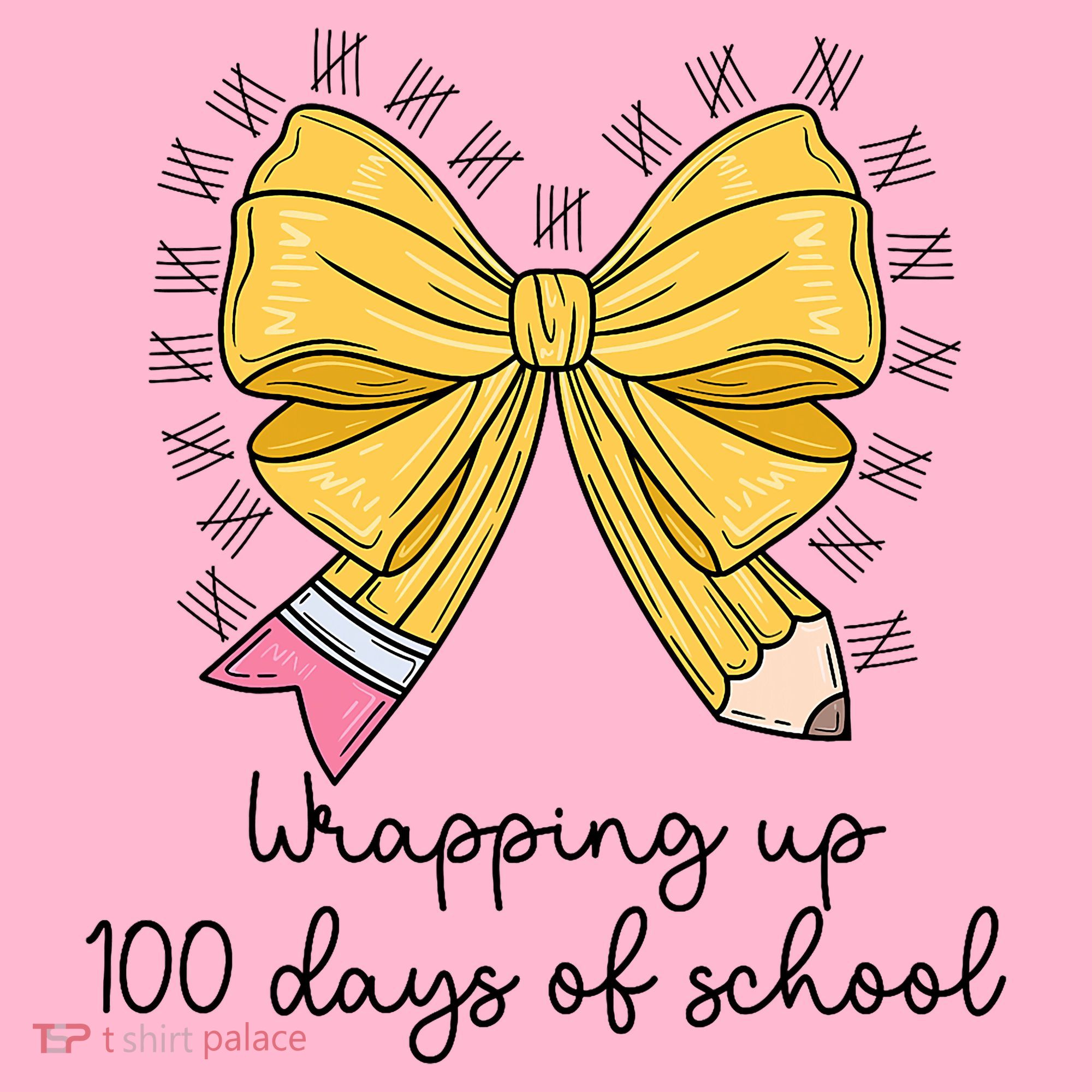 Coquette Bow Teacher 100th Day Of School Teacher Coaster