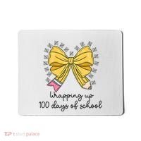 Coquette Bow Teacher 100th Day Of School Teacher Mousepad thumb 0