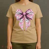 Coquette Bow Theatre Masks Drama Actor Actress Girl Mom T-Shirt thumb 4