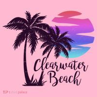 Clearwater Beach Trip Vacation Spring Break Sunset Graphic Gift Coaster thumb 2