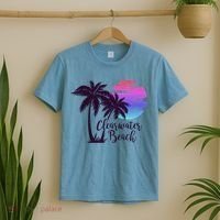 Clearwater Beach Trip Vacation Spring Break Sunset Graphic Gift T-Shirt thumb 2