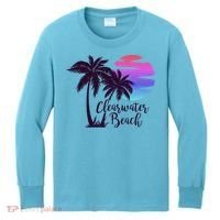 Clearwater Beach Trip Vacation Spring Break Sunset Graphic Gift Kids Long Sleeve Shirt thumb 0