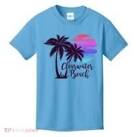 Clearwater Beach Trip Vacation Spring Break Sunset Graphic Gift Kids T-Shirt thumb 0