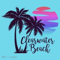 Clearwater Beach Trip Vacation Spring Break Sunset Graphic Gift Kids T-Shirt thumb 4