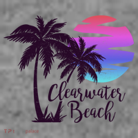 Clearwater Beach Trip Vacation Spring Break Sunset Graphic Gift Toddler Hoodie thumb 2