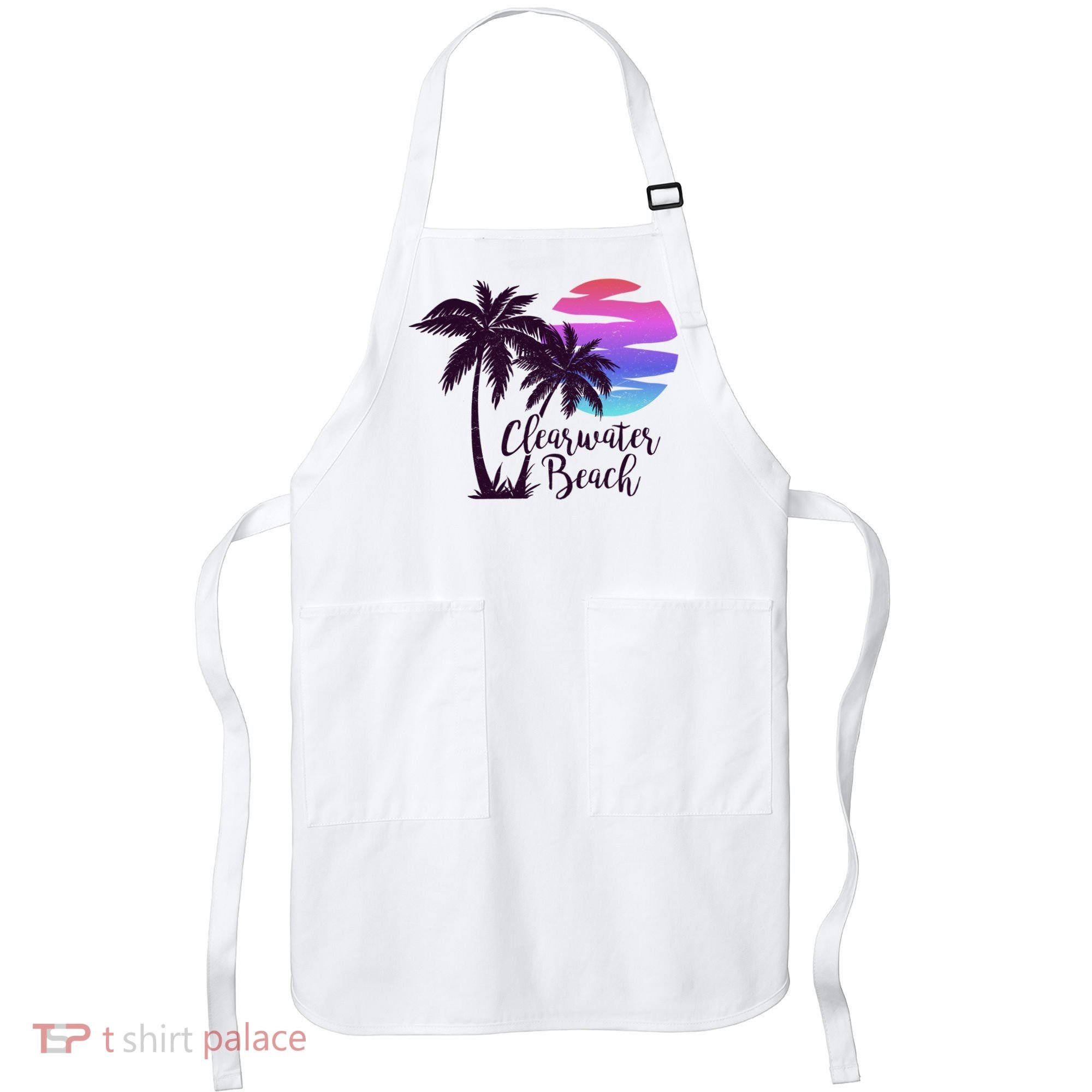Clearwater Beach Trip Vacation Spring Break Sunset Graphic Gift Apron