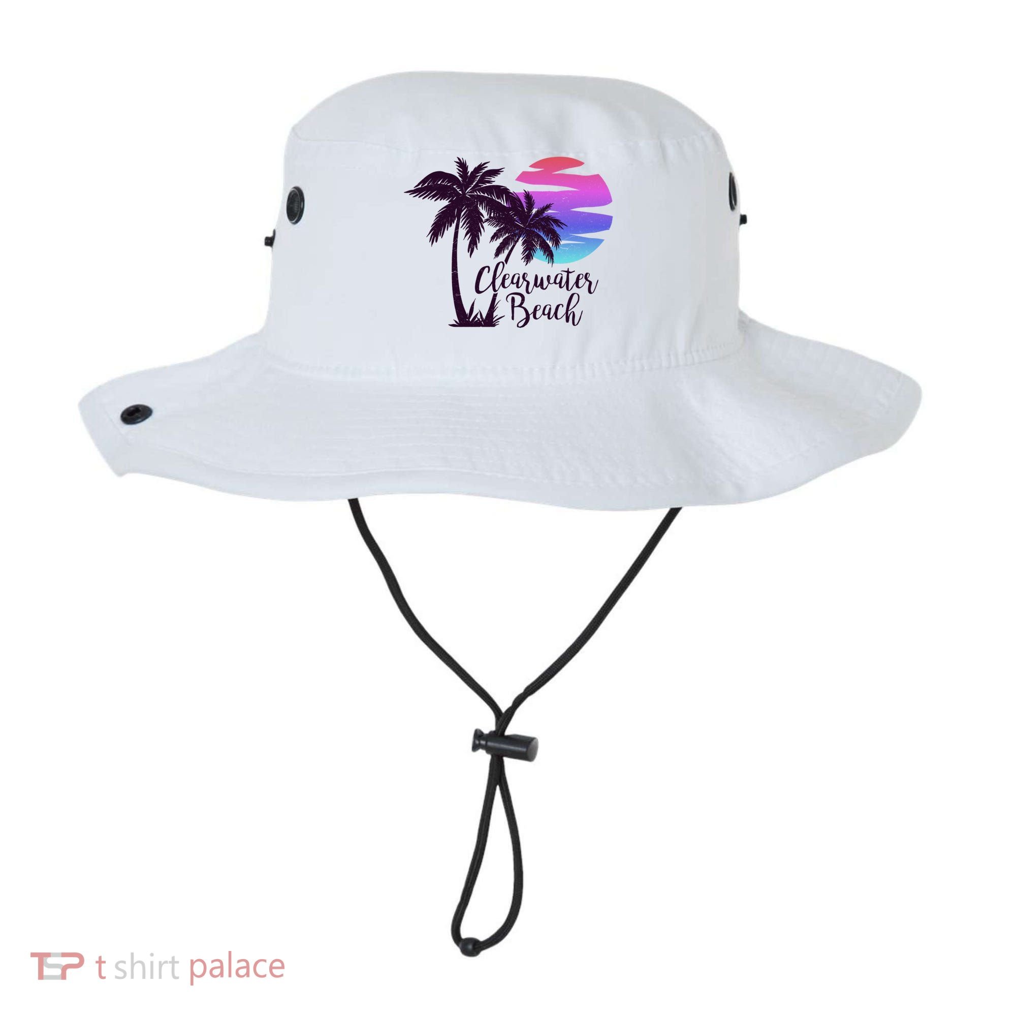 Clearwater Beach Trip Vacation Spring Break Sunset Graphic Gift Bucket Hat