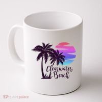 Clearwater Beach Trip Vacation Spring Break Sunset Graphic Gift Coffee Mug thumb 0