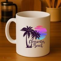 Clearwater Beach Trip Vacation Spring Break Sunset Graphic Gift Coffee Mug thumb 4